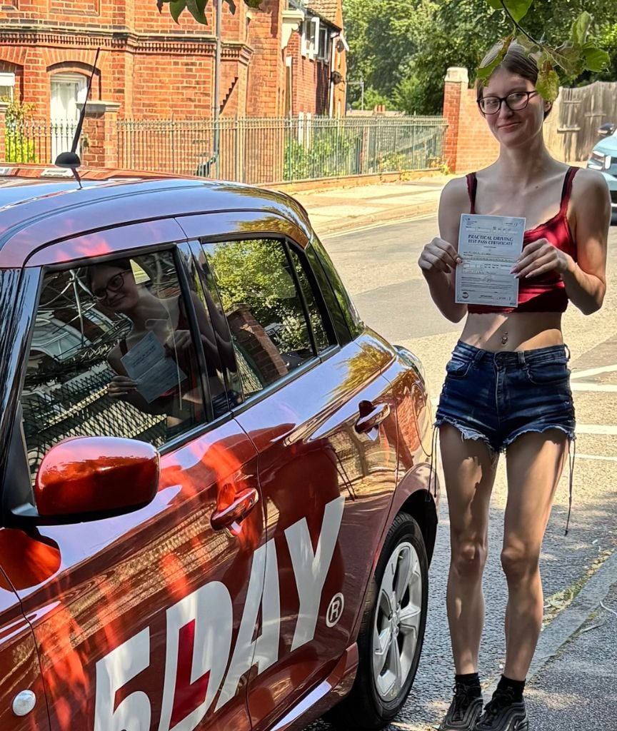 5Day Learner with 5Day Certificate - Female Red Car